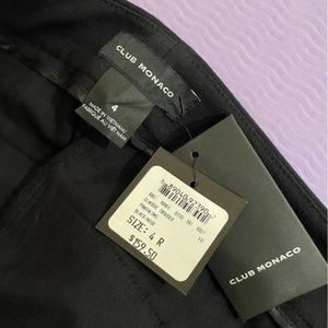 Club Monaco Black Classic Trousers